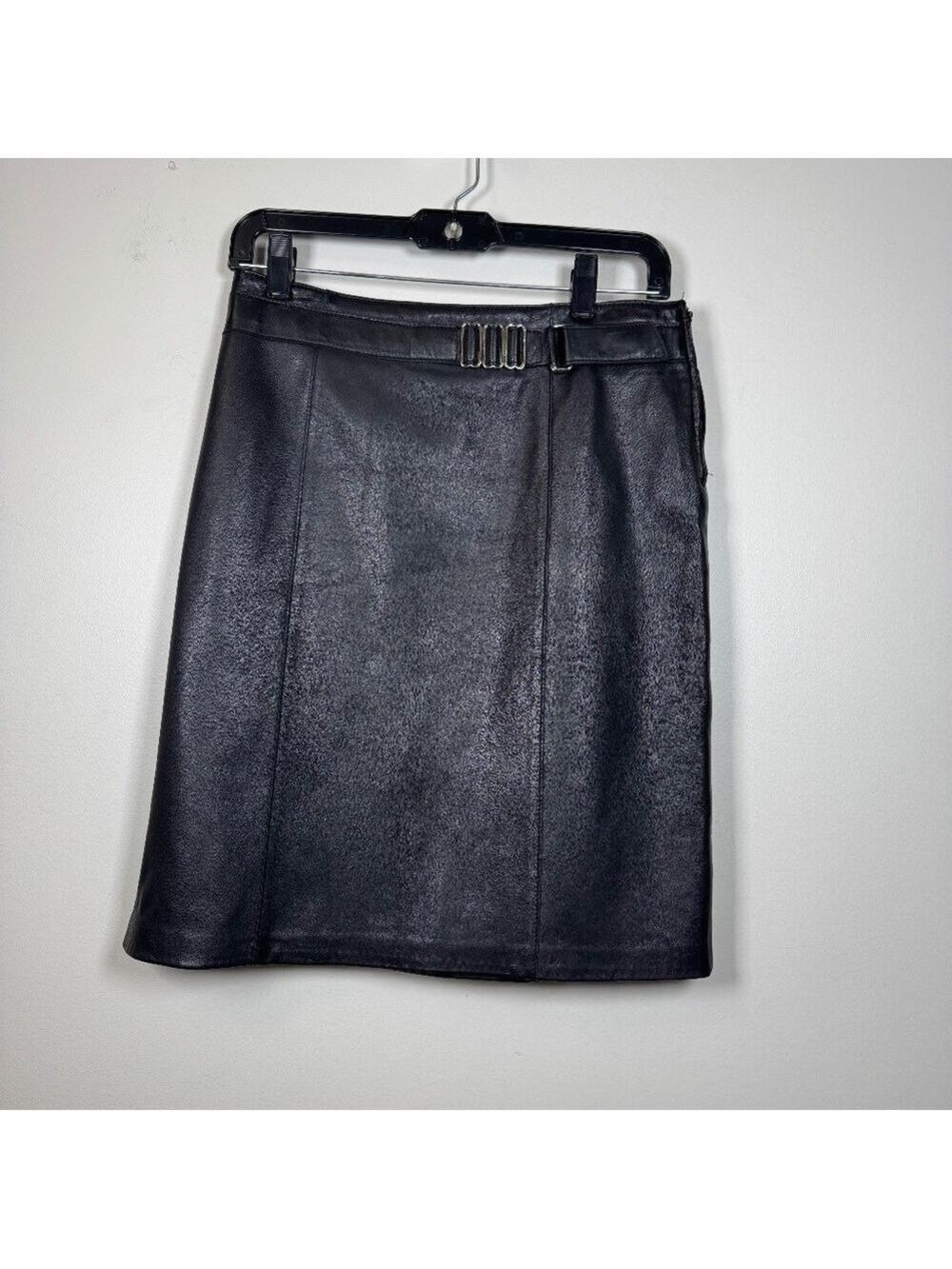 Danier Charcoal Pencil Skirt with Belt